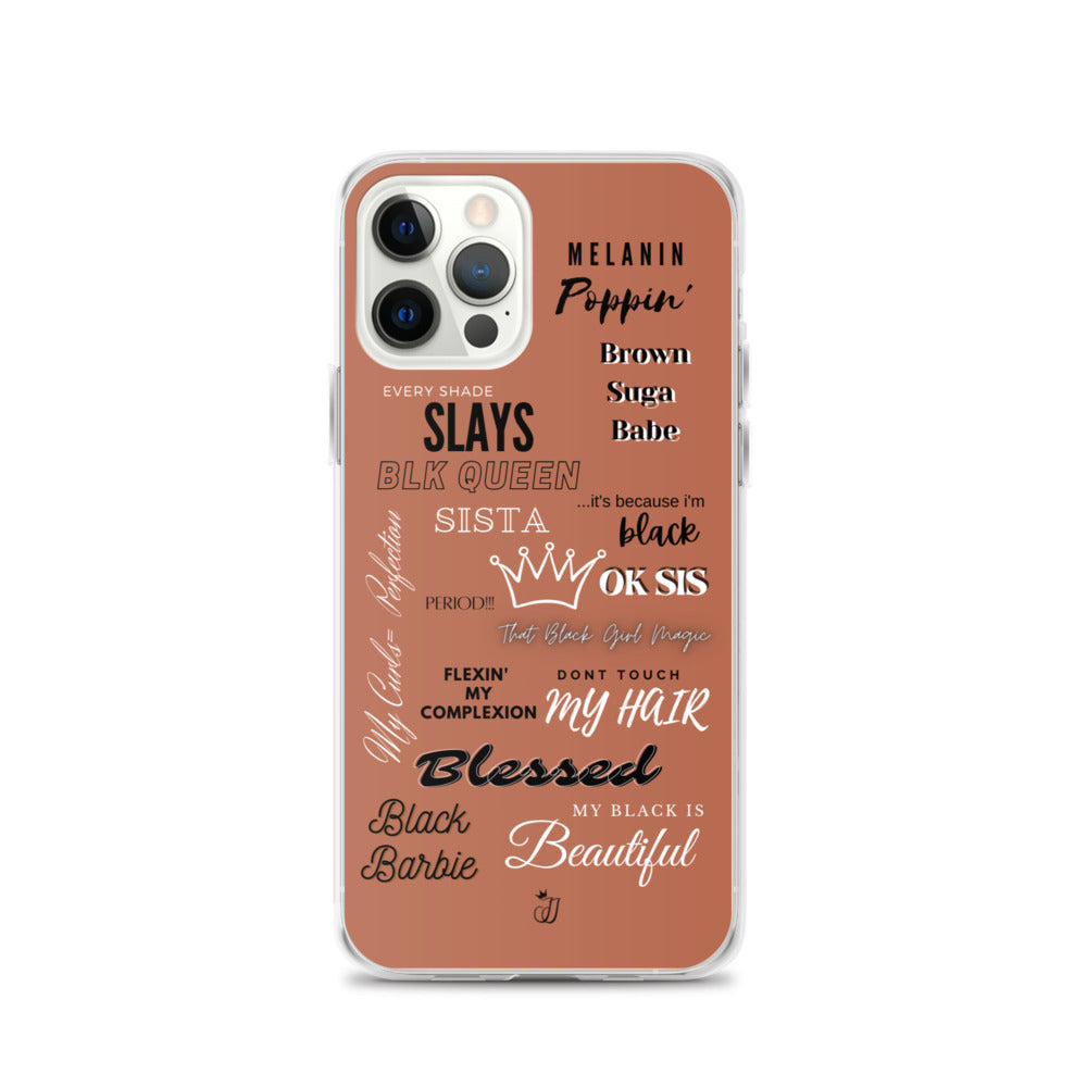 Black Girl Collage iPhone Case